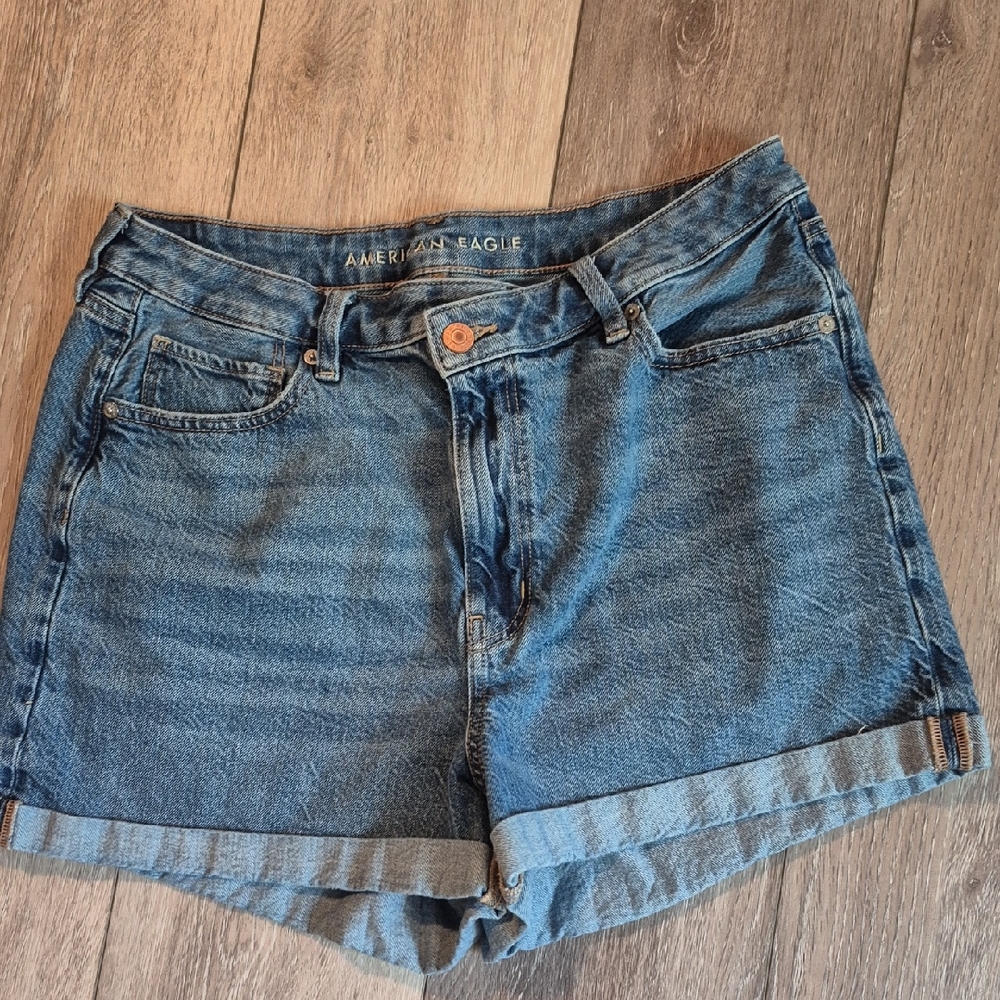 American Eagle Outfitters Women's Classic Blue Jean Shorts